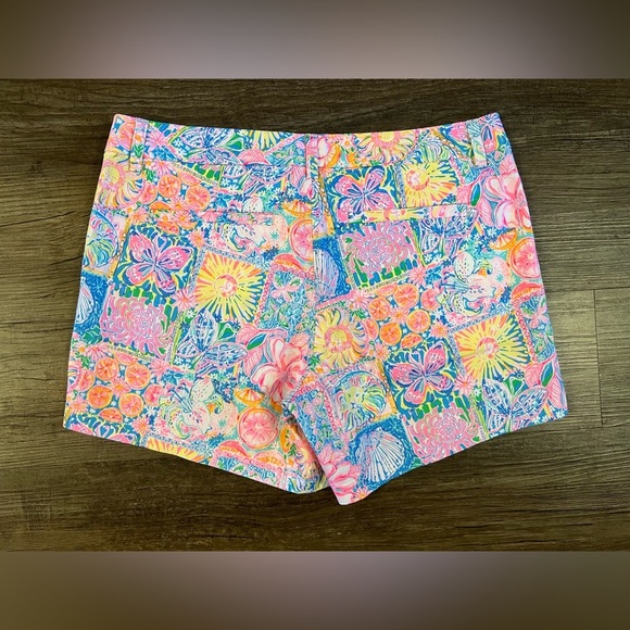 Lilly Pulitzer Patch My Drift Callahan Shorts Size 4 NWT H3 - Picture 8 of 9